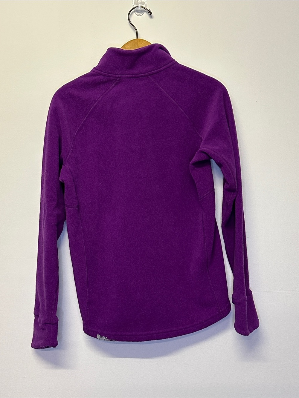 Eastern Mountain Sports Purple Fleece button up Pullover Sweater medium - Picture 4 of 4